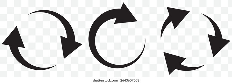 circle arrow icon set. Red circular arrow icon, refresh, reload arrow icon symbol sign. Red Reload vector icon set. repeat vector. restart or reset sign. Repeat cycle symbol. Red rotation arrow. 
