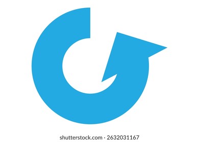 ícone de seta circular definido. ícone atualizar e recarregar conjunto.