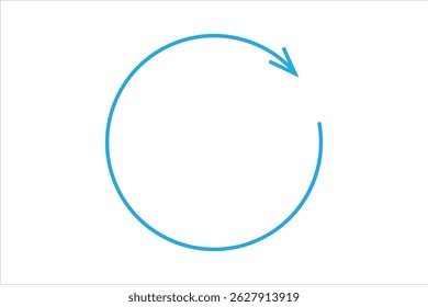 Symbolsatz für Kreispfeil. Symbol für Reload, Refresh,