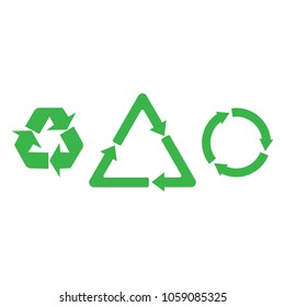 Circle arrow icon. Vector illustration, flat design.