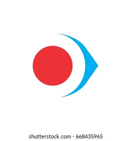 circle with arrow logo