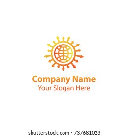 Circle arrow logo design
