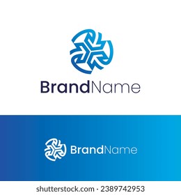 Circle Arrow Point Logo Design