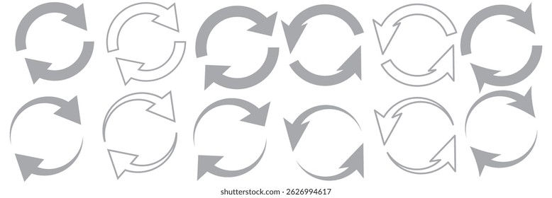 Circle arrow pointing at computer screen with charts and graphs. Ideal for data analysis, progress tracking, business growth, strategic planning, continuous improvement, reporting, and monitoring