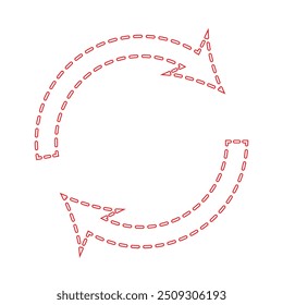 circle arrow, refresh arrow, reload arrow eps 10.