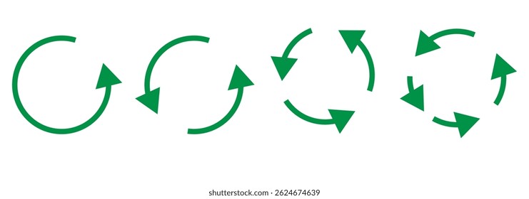 Ícone Circular Rotação de Seta para Capacidade de Adaptação