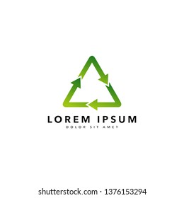 circle arrow symbol logo vector