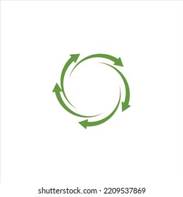 símbolo de flecha circular vector
