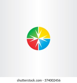 circle arrow target vector point icon symbol