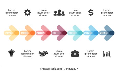 Diagrama de flechas de círculo para la presentación infográfica de gráficos con opciones de piezas de pasos.
