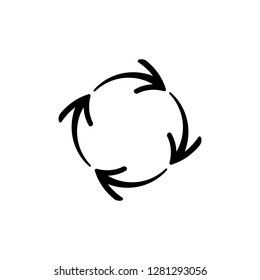 Circle arrows icon