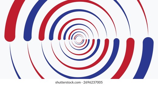 Circle arrows icon set Blue and red. Round reload sign, rotate arrow symbol isolated on white background. Vector illustration EPS 10