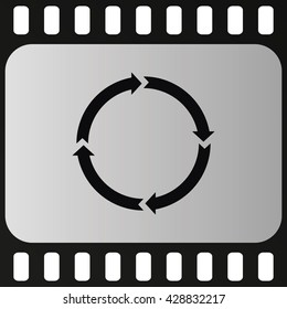 Circle arrows for infographic.