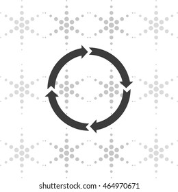 Circle arrows for infographic.