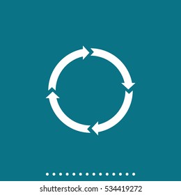 Circle arrows for infographic.