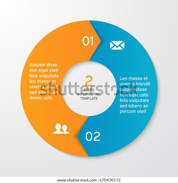 Circle Arrows Infographics Template Cycle Diagram Stock Vector (Royalty ...
