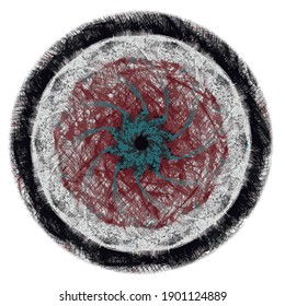 circle art design texture image