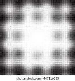 Circle Art. halftone dots in circle form