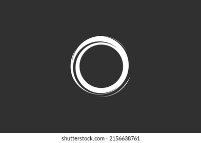 Circle artistic abstract logo design