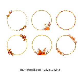 CIRCLE AUTUMNE FRAME SIMPLE DECO
