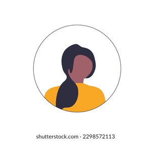 Circle avatars with young people's faces portraits of diverse men and women of different races user profiles round icons with happy smiling humans colored flat vector illustration