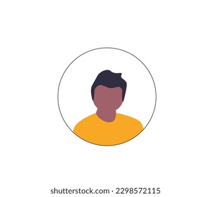 Circle avatars with young people's faces portraits of diverse men and women of different races user profiles round icons with happy smiling humans colored flat vector illustration