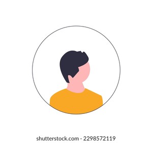 Circle avatars with young people's faces portraits of diverse men and women of different races user profiles round icons with happy smiling humans colored flat vector illustration
