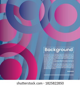 Plantilla de color Fondo circular 3