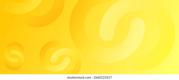 circle background. Abstract yellow modern background with circle elements. vector illustration