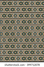 Circle background for book covers, folders, greeting cards. Vector illustration.