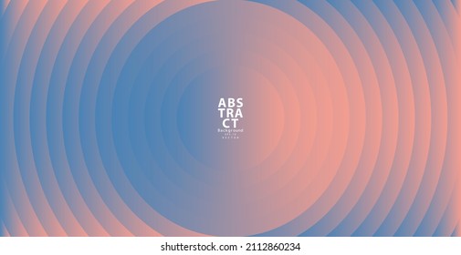 Circle background. Creative round colorful. Gradient composition. illustration - Vector