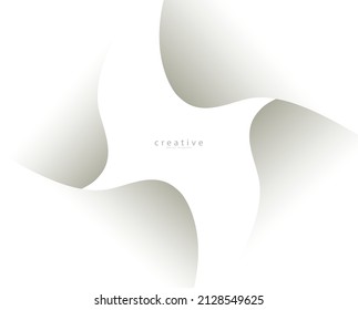 Fondo circular. Ronda creativa. ilustración - Vector