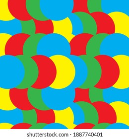 Circle Background  Design. Vector Illustration