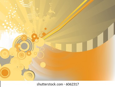 Circle background.  Illustration of background useful for many applications. Vector illustration.
