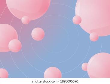 circle background with variations of dots in the form of square and striped circles