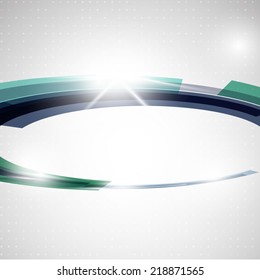 Circle background. Vector illustration. Business Abstract Circle icon. Corporate, Media, Technology styles vector logo design template.
