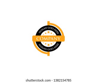 Circle badge logo vector illustration