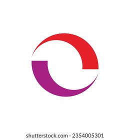 Circle balance business logo vector image