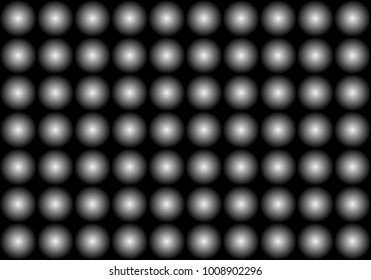 circle ball pattern black background design by vector 