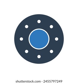 Circle Bandage Icon - Plaster Icon