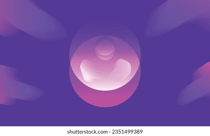 Circle banner with gradient isolated on black background. Vector set. Fluid vivid gradients for banners, 
brochures, covers. Abstract liquid shapes. Colorful bright neon template. Dynamic soft color