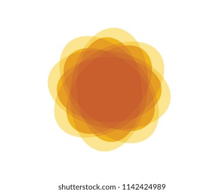 Circle banner icon Template vector illustration design