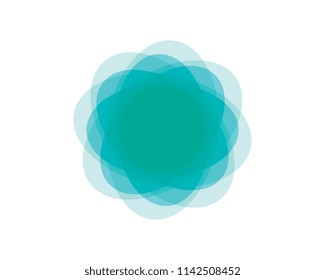 Circle banner icon Template vector illustration design