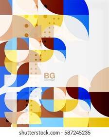 Banner do círculo. Plano de fundo de modelo de vetor para layout de fluxo de trabalho, diagrama, opções de número ou design da Web