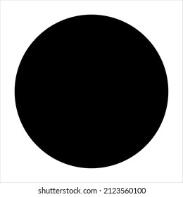 circle basic shape element
icon vector.