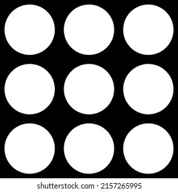 Circle basic shape mosaic repeatable pattern, texture and background