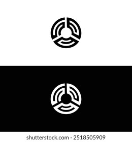 Circle basket ball vector logo design