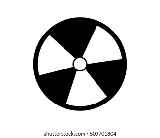 circle bio chemical neutron atom molecular proton particle chemistry image vector icon