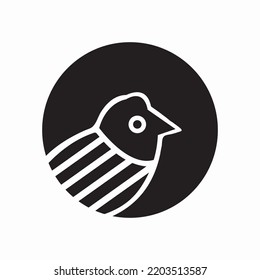 Diseño de la plantilla de logotipo de aves de corral 