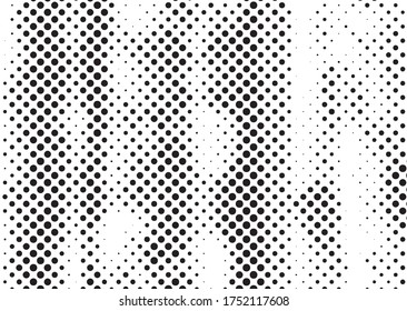 Circle black halftone vector background Free Vector